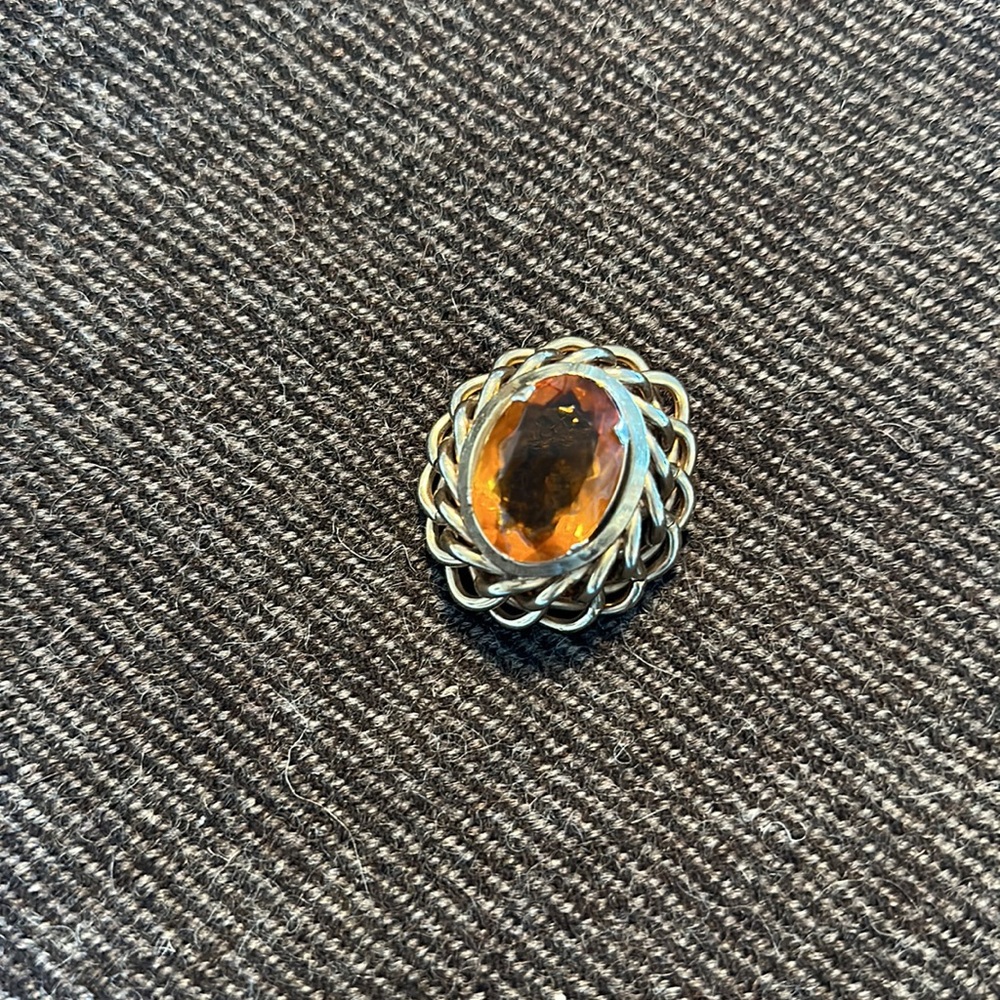 Topaz brooch - Picture 2 of 3